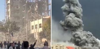 İsrail'in vurduğu Tahran'dan dumanlar yükseliyor! Yeni liderin seçileceği binayı vurdular