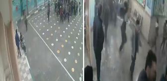 İran'da okulun yakınına düşen füzenin dehşeti kameralarda: Çocuklar dehşeti yaşadı