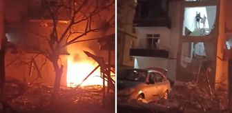 Niğde'de apartmanda doğalgaz patlaması: Ortalık savaş alanına döndü