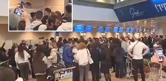 Ülkeden kaçmaya çalışan İsrailliler, Ben Gurion Havalimanı'nda kargaşa çıkardı