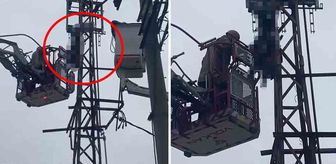 Hırsızlık için çıktığı elektrik direği sonu oldu