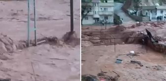 Şırnak'ta sağanak sele dönüştü, dereler taştı, evler sular altında kaldı