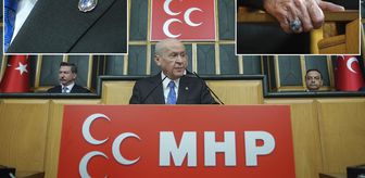 Bahçeli'nin yüzüğü ve rozeti dikkat çekti! İşte anlamı