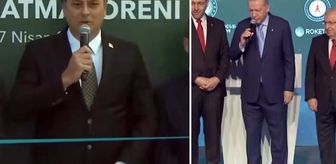 Cumhurbaşkanı Erdoğan'ın ROKETSAN'ın iki numarasına yaptığı uyarı törene damga vurdu