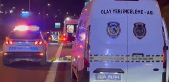 Sultanbeyli TEM Otoyolu'nda taksinin çarptığı yaya hayatını kaybetti