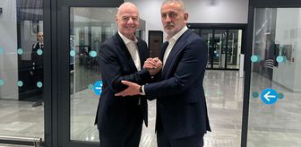 Gianni Infantino İstanbul'a geldi! Hacıosmanoğlu ile verdiği pozu görenler aynı yorumu yaptı