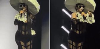 Hande Yener'in sahne kostümü geceye damga vurdu