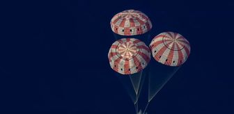 NASA'nın tarihi görevindeki 4 astronotu Dünya'ya ulaştı