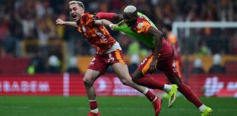Sevinçten yerinde duramayan Victor Osimhen stadı koşarak terk etti