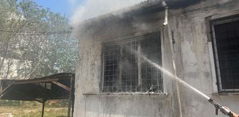 Eşiyle tartıştı, evi ateşe verip çatıdan atlayarak kaçtı