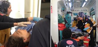 Aksaray'da süt sağma makinesindeki elektrik akıma kapılan kadın ağır yaralandı