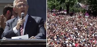 Tarafını belli eden Mansur Yavaş'ın zor anları! Atılan slogan nedeniyle konuşamadı