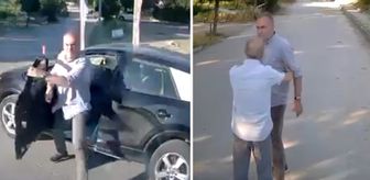 Savcı ile minübüs şoförünün trafikteki tartışması kamerada