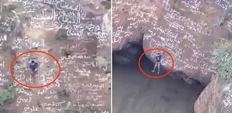 Yemen'in 'Örümcek Adam'ı volkan kraterinde can verdi