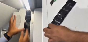 Uçak tuvaletinden 380 bin dolarlık altın çıktı
