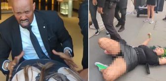 Lüks mağaza önünde ortalık karıştı! Çalışanlar neye uğradığını şaşırdı
