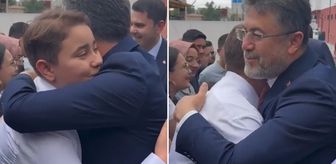 Fenerbahçe'yi duyan Bakan Yumaklı çocuğa bir daha sarıldı
