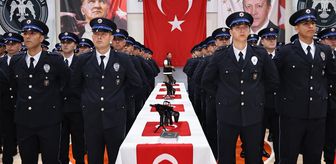 Amasya'da polis adaylarının gurur günü: Mezuniyeti 'Erik dalı' oynayarak kutladılar