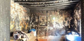 Şanlıurfa'da bir ayda 2 defa yanan evin sırrı çözülemiyor
