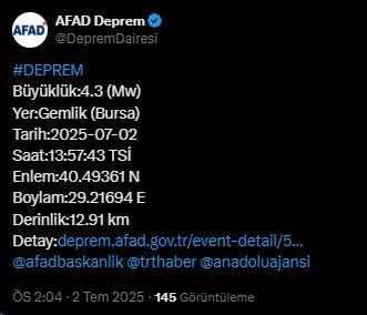 Gemlik'te art arda yaşanan depremlerle ilgili Naci Görür'den korkutan açıklama