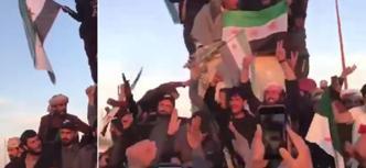 Bir grup terörist, Suriye Milli Ordusu bayrağı altında Suriye devletine katılacaklarını duyurdu