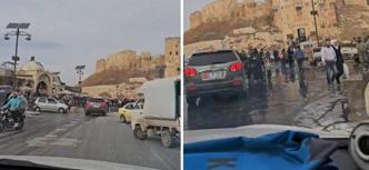 Görüntü Halep'ten! Araca dikkatli bakanlar plaka detayına takıldı