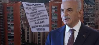 Ümraniye Belediye Başkanı İsmet Yıldırım'a pankartlı protesto