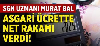 SGK Uzmanı Murat Bal, asgari ücrette net rakamı verdi!