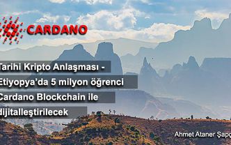 Tarihi Kripto anlaşması - Etiyopya'da 5 milyon öğrenci Cardano Blockchain ile dijitalleştirilecek