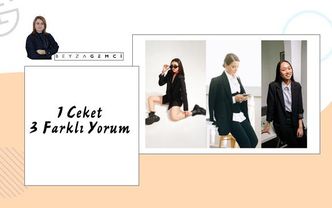 1 siyah ceket 3 farklı yorum