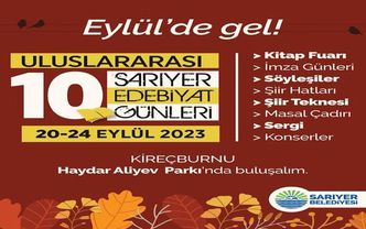 Sarıyer Edebiyat Günleri başlıyor
