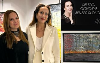Renklerin Senfonisi Sergisi: Şarkıdan İlhamla, “Bir Kızıl Goncaya Benzer Dudağın”