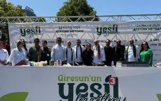 Giresun da 3 Yeşil lezzetler festivali başladı Yöresel tatlılar la şehir coştu