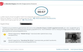 Sadece şifre yetmez! Çift faktörlü doğrulama olmadan e-Devlet'e girmek cesaret ister