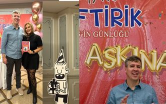 “Saftirik Greg’in Günlüğü” serisinin yazarı Jeff Kinney İstanbul’da