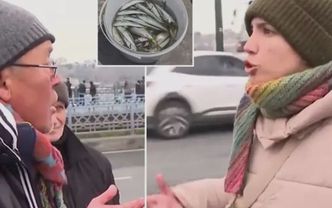 Kadın ve balıkçı
