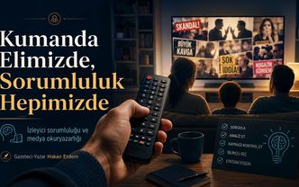 Ekranı değiştirmek kumandadan başlar