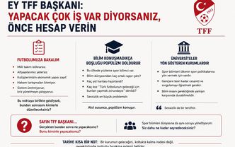 Yapacak çok iş var diyorsanız, önce hesap verin