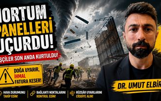 Rüzgar değil ihmal uçuruyor