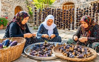 Diyarbakır da Patlıcan Bereketi Köçelerden Sofralara Kış Hazırlığı Başladı