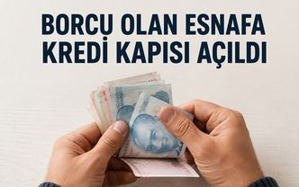 Borcu olan esnafa kredi kapısı açıldı