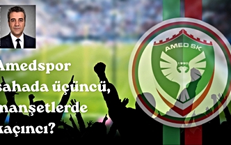 Amedspor sahada üçüncü, manşetlerde kaçıncı?