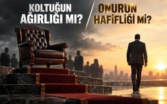 Koltuğun Ağırlığı mı, Onurun Hafifliği mi?
