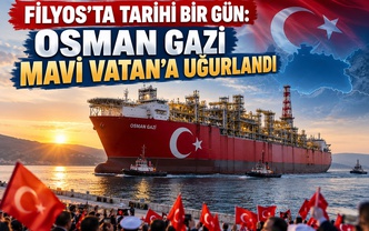 FİLYOS'TA TARİHİ BİR GÜN: OSMAN GAZİ MAVİ VATAN'A UĞURLANDI.