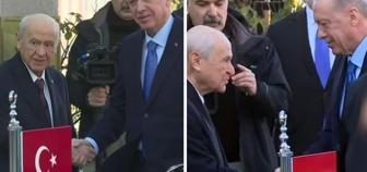 Cumhurbaşkanı Erdoğan ile Devlet Bahçeli arasındaki görüşme başladı