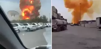 İran'da limandaki patlama anı kamerada: 5 ölü, 700 yaralı