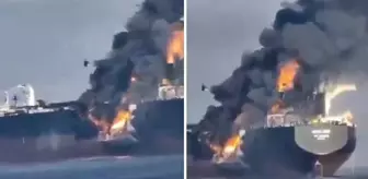Hürmüz Boğazı'nın girişinde iki ham petrol tankeri çarpıştı