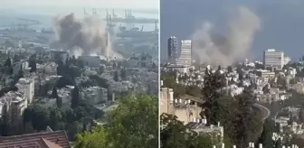 İran'dan misilleme! Hayfa ve Tel Aviv'de büyük patlamalar yaşandı