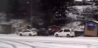 Uludağ'da Beklenen Kar Yağışı Başladı