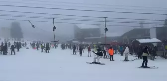 Uludağ'da Sömestirin Son Gününde Pistler Doldu